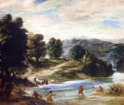 Eugene Delacroix, The Banks of the River Sebou